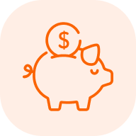 Piggy bank icon